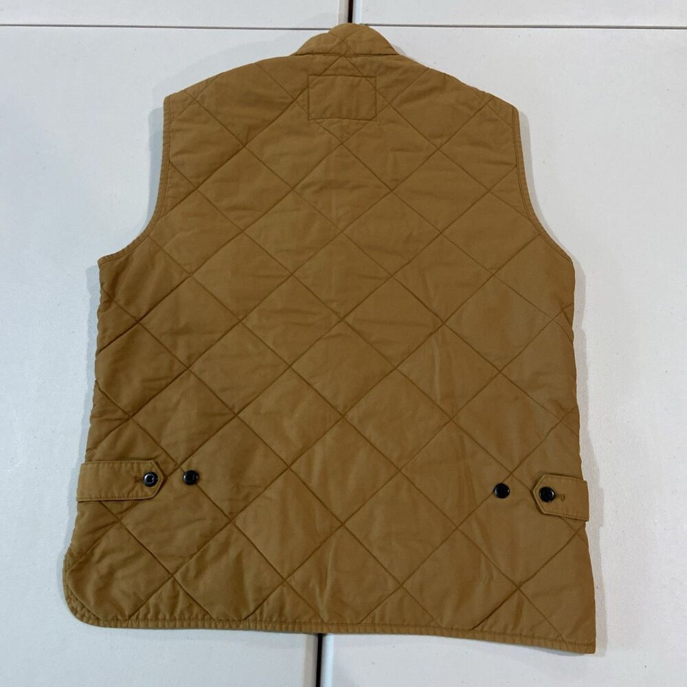 J. Crew Outerwear Military Operator NX-631 Quilted Brown Vest Medium